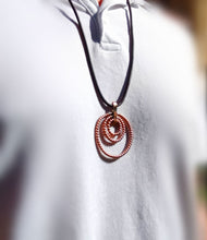 Load image into Gallery viewer, Tensor chain pendant “3 ring”