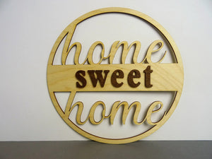 Holzschild home sweet home 02