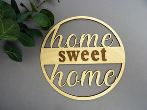 Holzschild home sweet home 02