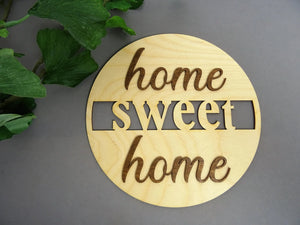 Holzschild home sweet home 03